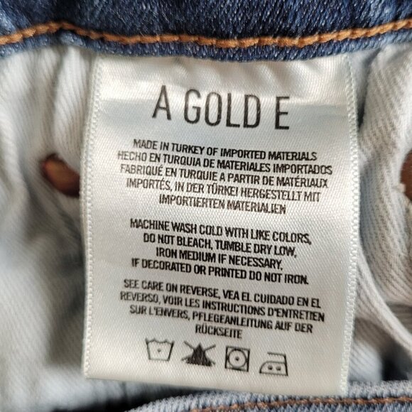 AGOLDE Sophie Distressed High Rise Crop Skinny Jeans - Picture 7 of 7